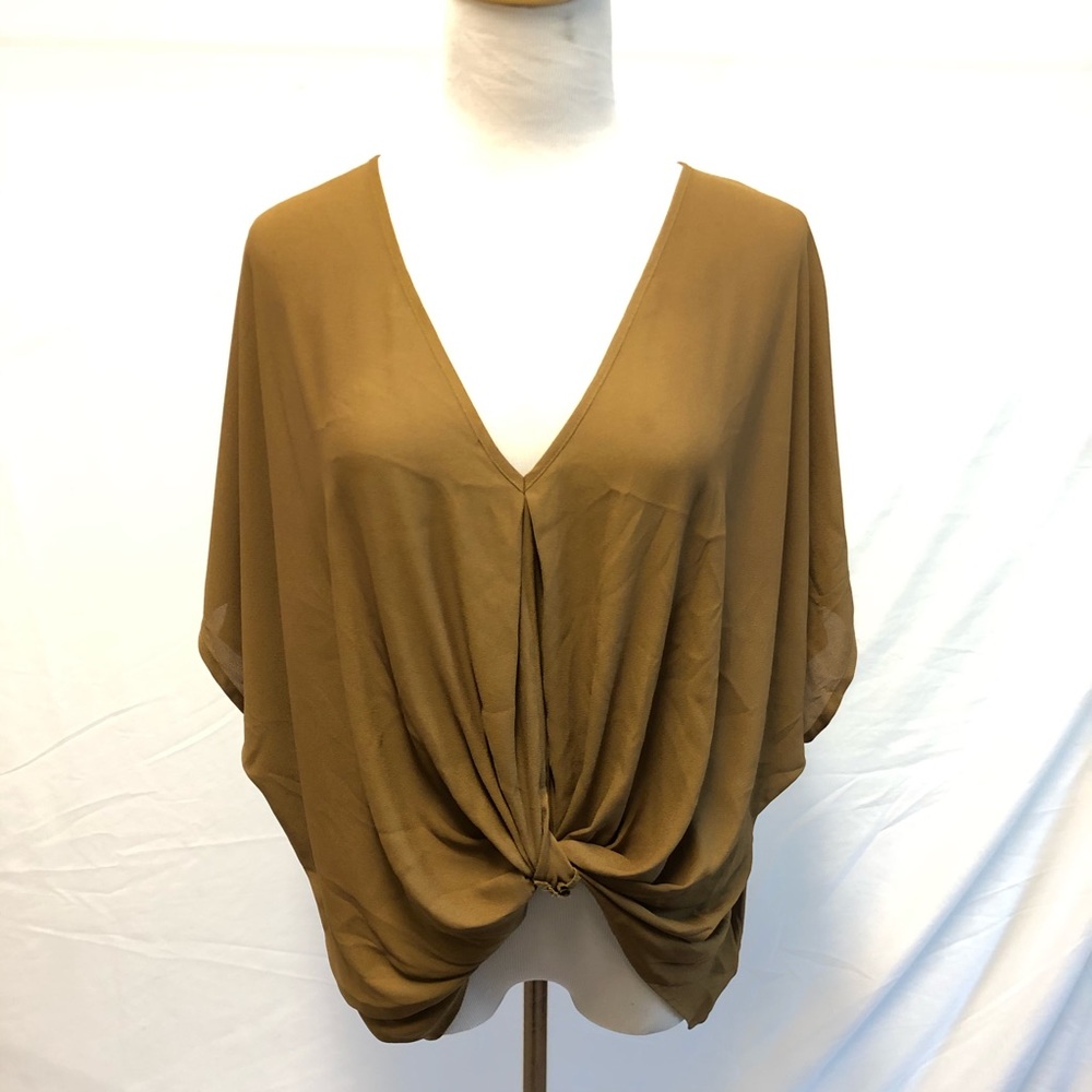 Olive Knotted Top